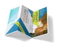 Zickzackflyer Leporello