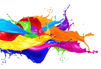 Sie wünschen sich beeindruckende Farben? Eine Grafik mit sprudelnden Farben