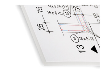 CAD Druck laminiert CAD Zeichnung laminiert