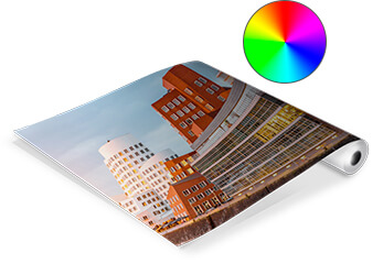 Grafik-Plot Grafik-Plot Eine Architekturpräsentation auf gerolltem Papier