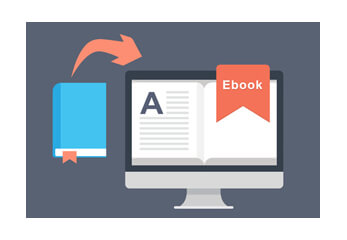 Buch Digitalisierung als E-Book Vom Buch zum e-book als Grafik