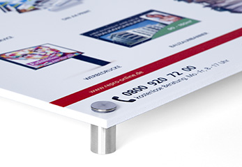 Firmschild aus PVC Hartschaumplatte Firmschild aus PVC Hartschaumplatte